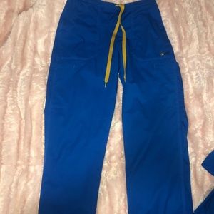 Royal Blue Carhartt Force Scrub Bottoms